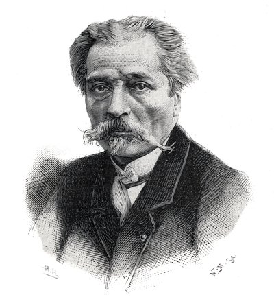 صورة إيم ميليت ، نحات فرنسي ، نقاش ، ميدالية ورسام (1819-1891) بواسطة فنان غير معروف