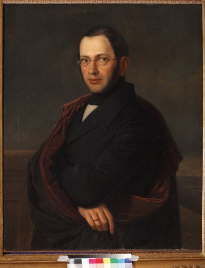 صورة ألكسندر نيكولايفيتش رايفسكي (1795-1868) ، مجهول. زيت على قماش بواسطة فنان غير معروف