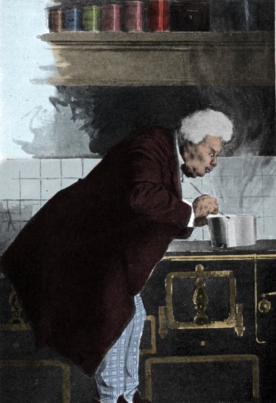 صورة ألكسندر دوما بيريه (1802 - 1870) في الأفران. بواسطة فنان غير معروف