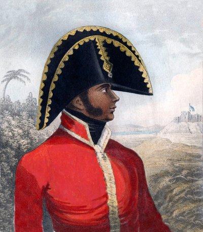 صورة ألكسندر سابس (1770-1818) ، عن طريق بيتيون - أول رئيس لجمهورية هايتي بواسطة فنان غير معروف