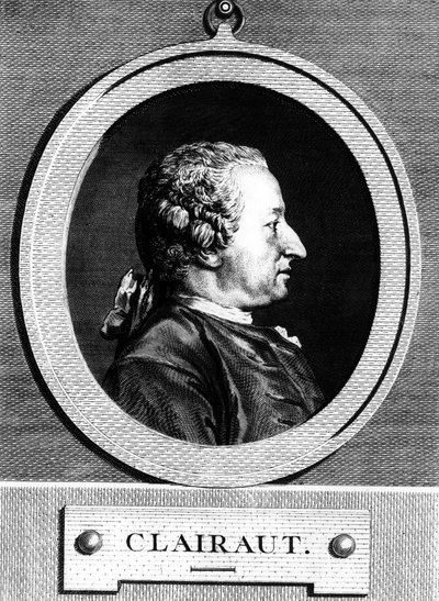 صورة ألكسيس كلود كليرو (1713-1765) عالم الرياضيات الفرنسي. بواسطة فنان غير معروف