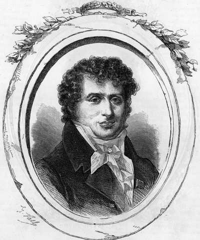 صورة أنطوان ديساجيه (1772-1827) ، كاتب الأغاني الفرنسي. بواسطة فنان غير معروف
