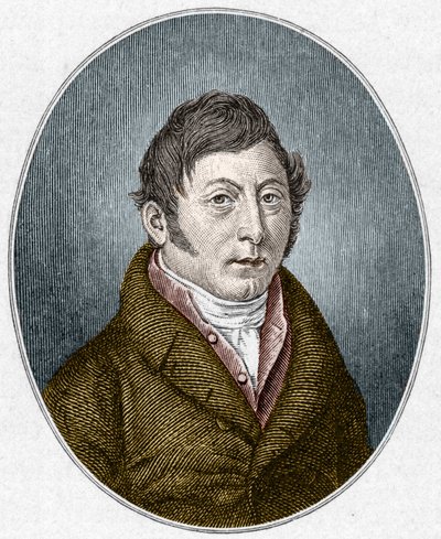 صورة لأوغست كلينجمان (1777-1831) ، كاتب مسرحي ألماني. بواسطة فنان غير معروف