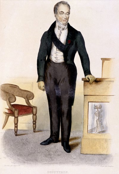 صورة للبارون غيوم دوبويترين (1777-1835) ، جراح فرنسي ، نقش عام 1844. بواسطة فنان غير معروف