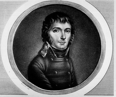 صورة بارتيليمي جوبيرت (1769 - 1799) ، الجنرال في الجيش الإيطالي. نقش في "" مجموعة كاملة من اللوحات التاريخية للثورة الفرنسية ، في ثلاثة مجلدات. "" 1804. بواسطة فنان غير معروف