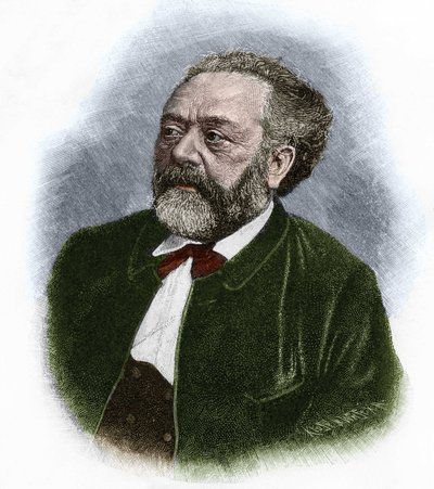 صورة لبيرتهولد أورباخ (1812-1882) ، كاتب ألماني. بواسطة فنان غير معروف