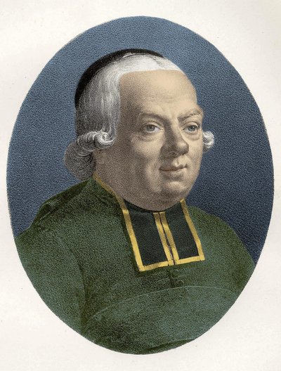 صورة لتشارلز ، أبي ذي إيبي (1712 - 1789) معلم فرنسي. بواسطة فنان غير معروف