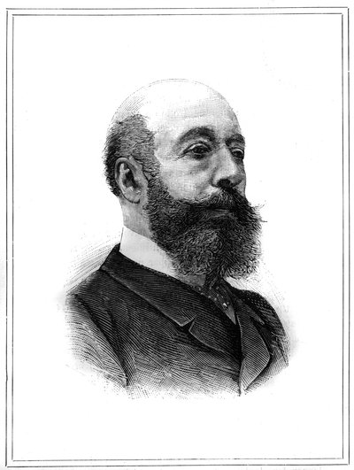 صورة تشارلز لامبرت دي سانت كروا (سانت كروا) (1827-1889) ، سياسي فرنسي. نقش في "" Le Monde Illustré "، 2 يناير بواسطة فنان غير معروف