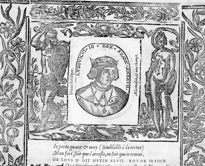 صورة شخصية لـ Charles X Le Hutin ، ملك فرنسا من عام 1314 إلى عام 1316. بواسطة فنان غير معروف