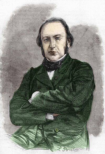 صورة لكلود برنارد (1813-1878) ، عالم فيزيولوجي فرنسي. بواسطة فنان غير معروف
