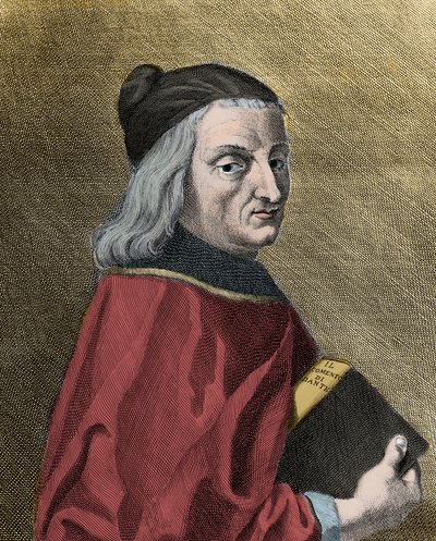 صورة كريستوفورو لاندينو (1424-1498) ، عالم إنساني إيطالي بواسطة فنان غير معروف