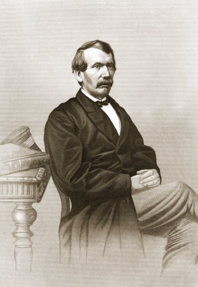 صورة لديفيد ليفنجستون (1813 - 1873). بواسطة فنان غير معروف