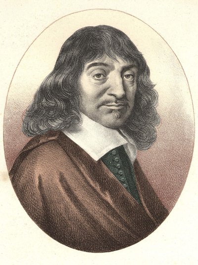 بورتريه ديكارت (1596 - 1650). بواسطة فنان غير معروف