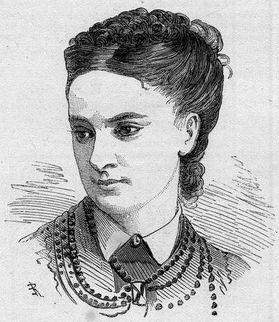 صورة دينا فيليكس (دينا فيليكس) ، الممثل الكوميدي الفرنسي ، عضو الكوميديا الفرنسية من 1862 إلى 1882. نقش في "" Le Monde Illustré "" رقم 1168 بتاريخ 16 أغسطس بواسطة فنان غير معروف