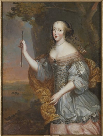 صورة إليزابيث مارغريت دورلينز (1646-1696) ، دوقة أليكون وأنغوليم ، مجهول. زيت على قماش. الأبعاد: ١٣١ × ٩٩ سم. المتحف الوطني ستوكهولم بواسطة فنان غير معروف