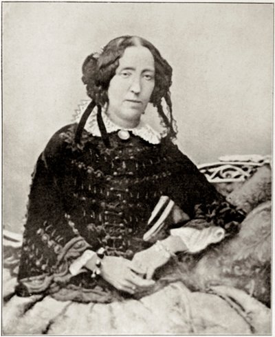 صورة إيما روبرتس ، مخطوبة للوطني الإيطالي جوزيبي غاريبالدي (1807-1882) لبضعة أشهر. من صورة. مجموعة خاصة بواسطة فنان غير معروف