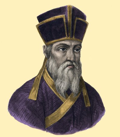 صورة للأب ماتيو ريتشي (1552-1610) ، اليسوعي الإيطالي ، مؤسس الإرسالية الكاثوليكية في الصين "" نقش القرن التاسع عشر بواسطة فنان غير معروف