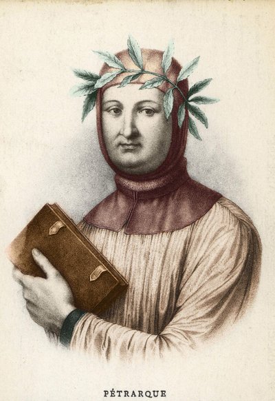 صورة لفرانشيسكو بتراركا (بترارك) ، كاتب إيطالي (1304 - 1374) بواسطة فنان غير معروف
