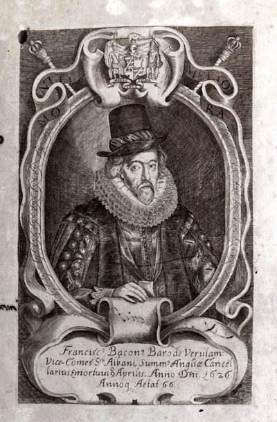 صورة لفرانسيس بيكون (1561 - 1626). بواسطة فنان غير معروف