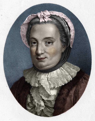 صورة لفرانسواز دي إيسيمبورغ دي هابونكور ، مدام دي غرافيني (جرافيني) (1695-1758). امرأة من الحروف. بواسطة فنان غير معروف