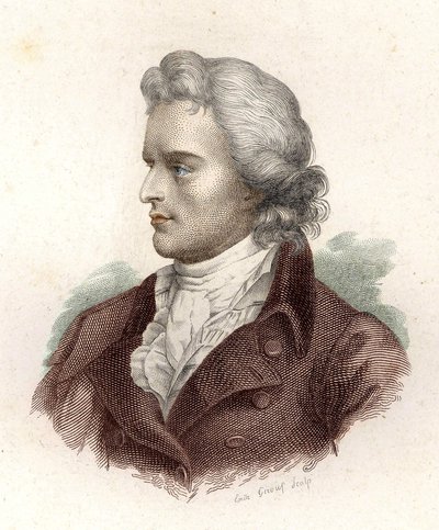 صورة فريدريش فون شيلر (1759-1805) بواسطة فنان غير معروف