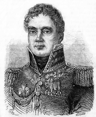 صورة لجورج موتون ، كونت لوباو (1770-1838) ، مارشال فرنسا. بواسطة فنان غير معروف