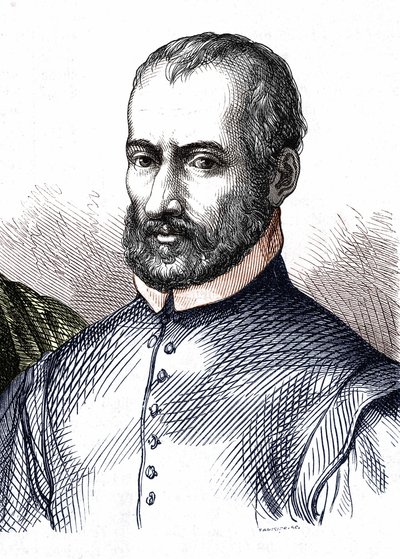 صورة جيوفاني بييرلويجي دا باليسترينا (1525 - 1594) ، ملحن إيطالي بواسطة فنان غير معروف