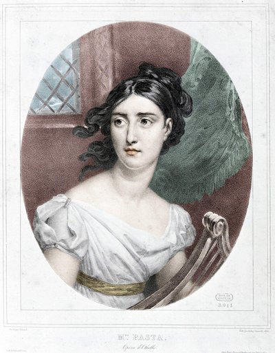 صورة باستا جيوديتا (1797-1865) بواسطة فنان غير معروف