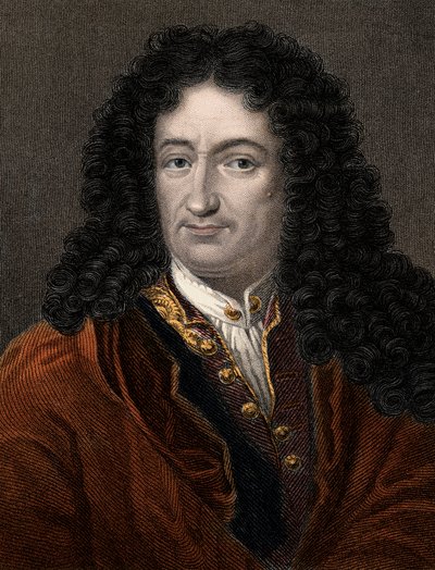 صورة لجوتفريد فيلهلم ليبنيز (1646-1716) فيلسوف وعالم رياضيات ألماني - ويليام ليبنيتز (1646-1716) فيلسوف وعالم رياضيات ألماني بواسطة فنان غير معروف
