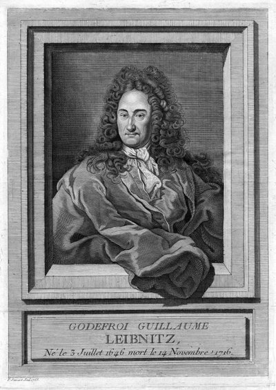 صورة لجوتفريد فيلهلم ليبنيز (1646-1716) بواسطة فنان غير معروف