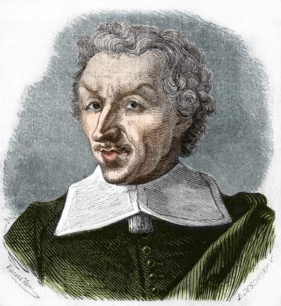 صورة لوجي (جاي) باتين. طبيب وكاتب فرنسي (1601-1672) نقش عام 1866. بواسطة فنان غير معروف