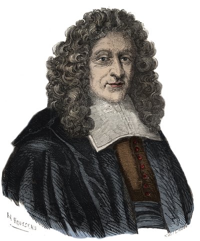 صورة لغيوم أمفري ، آبي تشوليو (1639-1720) الشاعر الفرنسي المتحرِّر بواسطة فنان غير معروف