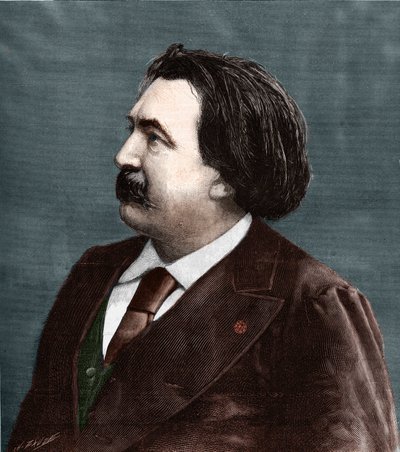 صورة لجوستاف دوري (1832-1883) ، رسام ورسام كاريكاتير فرنسي. بواسطة فنان غير معروف