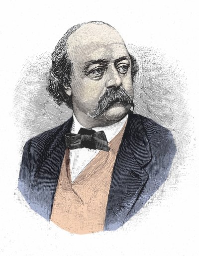 صورة لجوستاف فلوبير (1821-1880). بواسطة فنان غير معروف