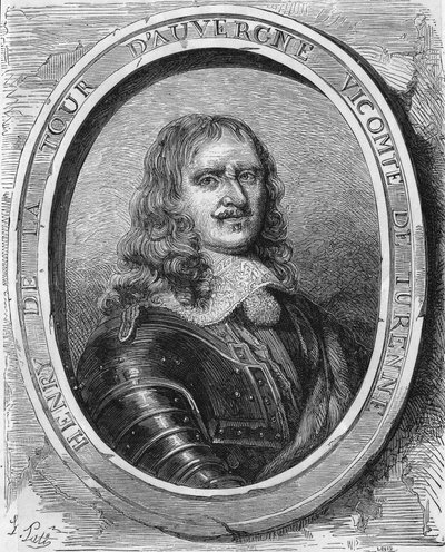 صورة هنري دو لا تور دي أوفيرني ، Viscount of Turenne (1611 - 1675) ، مارشال فرنسا. بواسطة فنان غير معروف