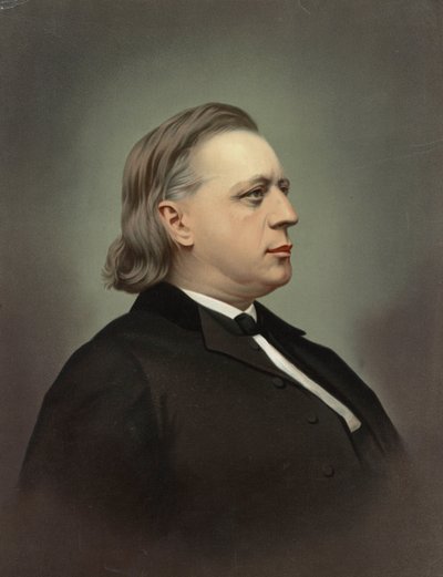 صورة هنري وارد بيتشر (1813-1887) par Rockwood & Co. Chromolithography ، c. 1871 ، مجموعة خاصة بواسطة فنان غير معروف