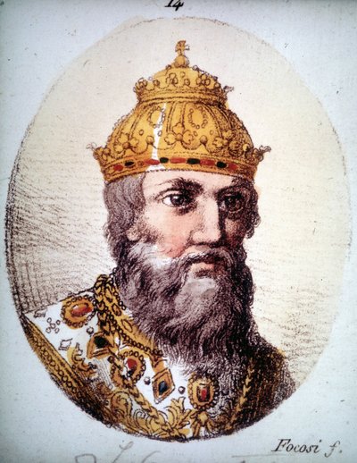 صورة إيفان الرابع الرهيب (1530 - 1584) ، القيصر الروسي. بواسطة فنان غير معروف