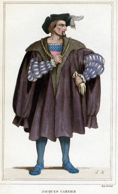 صورة جاك كارتييه (1491 - 1557). بواسطة فنان غير معروف