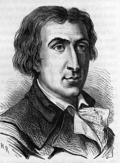 صورة جاك بيير بريسو دي وارفيل ، صحفي وسياسي فرنسي (1754 - 1793). أسس Societe des Amis des Blacks ، مؤيدًا لإلغاء نقش الرق في القرن التاسع عشر. بواسطة فنان غير معروف