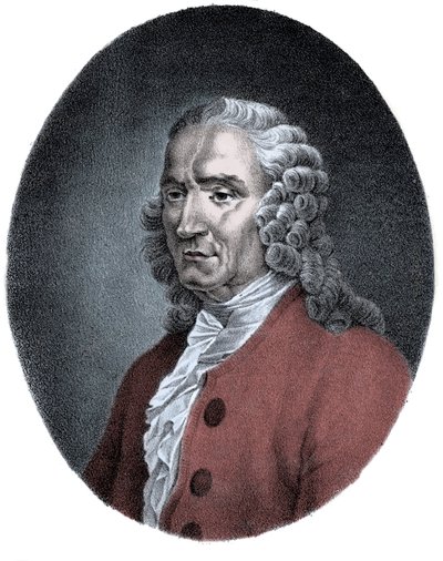 صورة جان فيليب (جان فيليب) رامو (1683-1764) ، الملحن الفرنسي. بواسطة فنان غير معروف