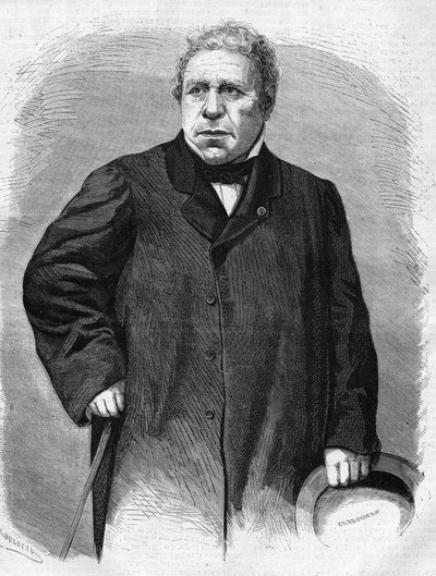 صورة جان أوغست دومينيك إنجرس (1780-1867). رسام فرنسي. بواسطة فنان غير معروف