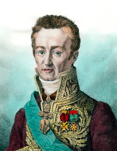 صورة جان بابتيست (جان بابتيست) ، كونت دي فيلي (1773-1854) سياسي فرنسي نقش القرن التاسع عشر مجموعة خاصة بواسطة فنان غير معروف