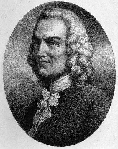 صورة جان فيليب (جان فيليب) رامو (1683-1764) بواسطة فنان غير معروف