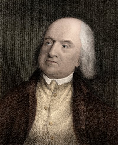 صورة لجيريمي بنثام (1748-1832) ، الفيلسوف الإنجليزي ، الاقتصادي ، والفقيه النظري بواسطة فنان غير معروف