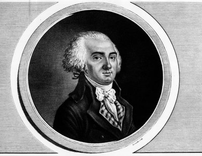 صورة جيروم بيتيون دي فيلنوف (1759-1793) رئيس الاتفاقية وعضو الدول العامة. نقش في "" مجموعة كاملة من اللوحات التاريخية للثورة الفرنسية ، في ثلاثة مجلدات "" "1804. بواسطة فنان غير معروف