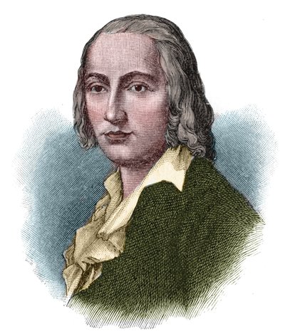 صورة يوهان كريستيان فريدريش هولدلين (1770-1843) ، شاعر ألماني ومفكر رومانسي. بواسطة فنان غير معروف
