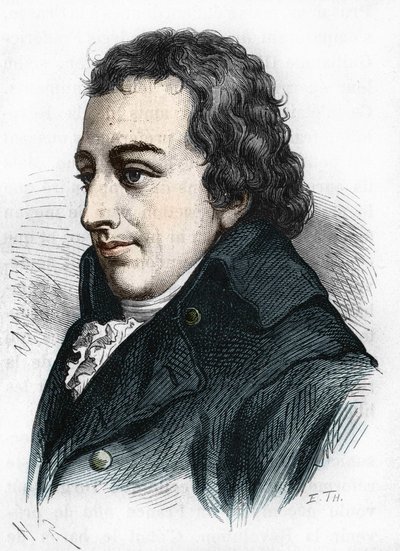 صورة يوهان جوتليب فيشت. الفيلسوف الألماني (1762-1814). بواسطة فنان غير معروف