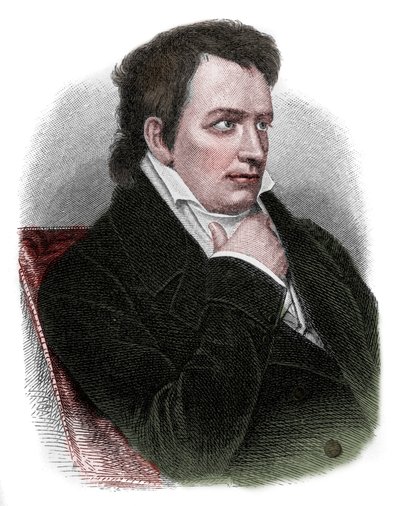 صورة يوهان لودفيج تيك (1773-1853) ، شاعر ألماني ومترجم وناشر وروائي وناقد للحركة الرومانسية. بواسطة فنان غير معروف