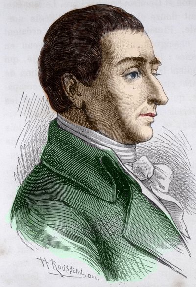 صورة لجوزيف لويس دي لاجرانج (1736-1813) ، عالم رياضيات فرنسي. بواسطة فنان غير معروف