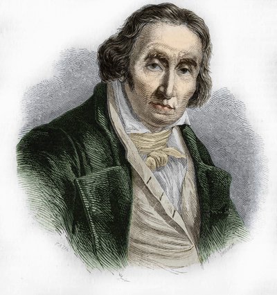 صورة جوزيف ماري جاكار (1752-1834) ، المخترع الميكانيكي الفرنسي للنول. بواسطة فنان غير معروف